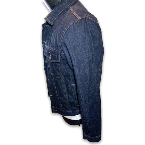 J.Crew Denim Jean Jacket - Dark Wash - US M - Slim - unisex - Picture 3 of 13